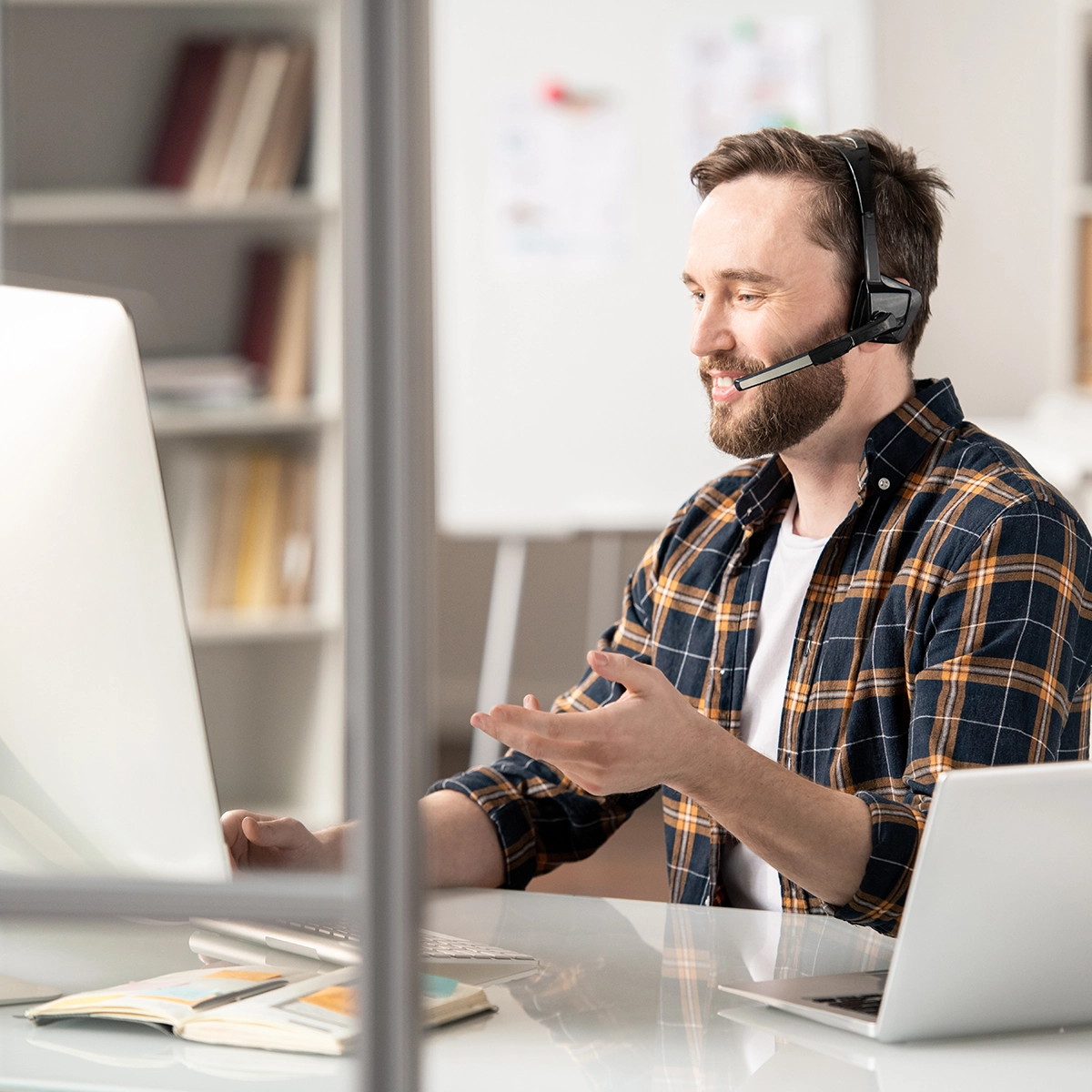 Installation a distance